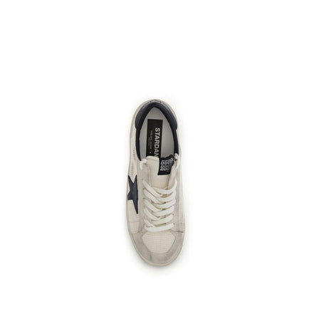 Golden Goose Beige Calf Leather Athletic Sneakers
