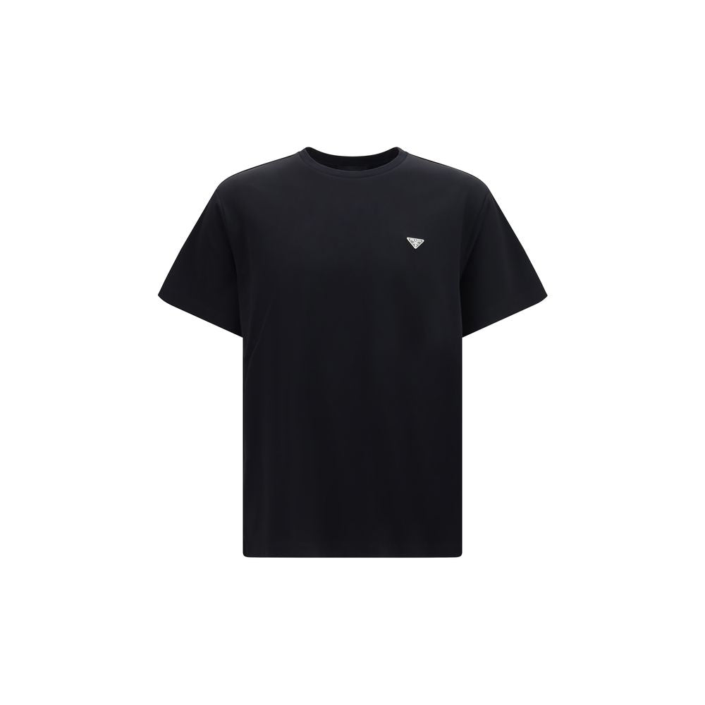 Tricou Prada negru din bumbac