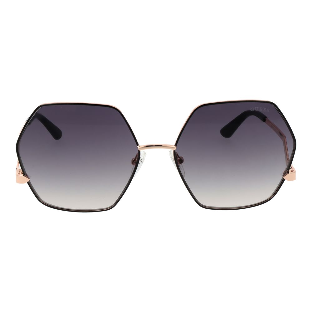 Guess Ochelari de Soare Negri din Metal