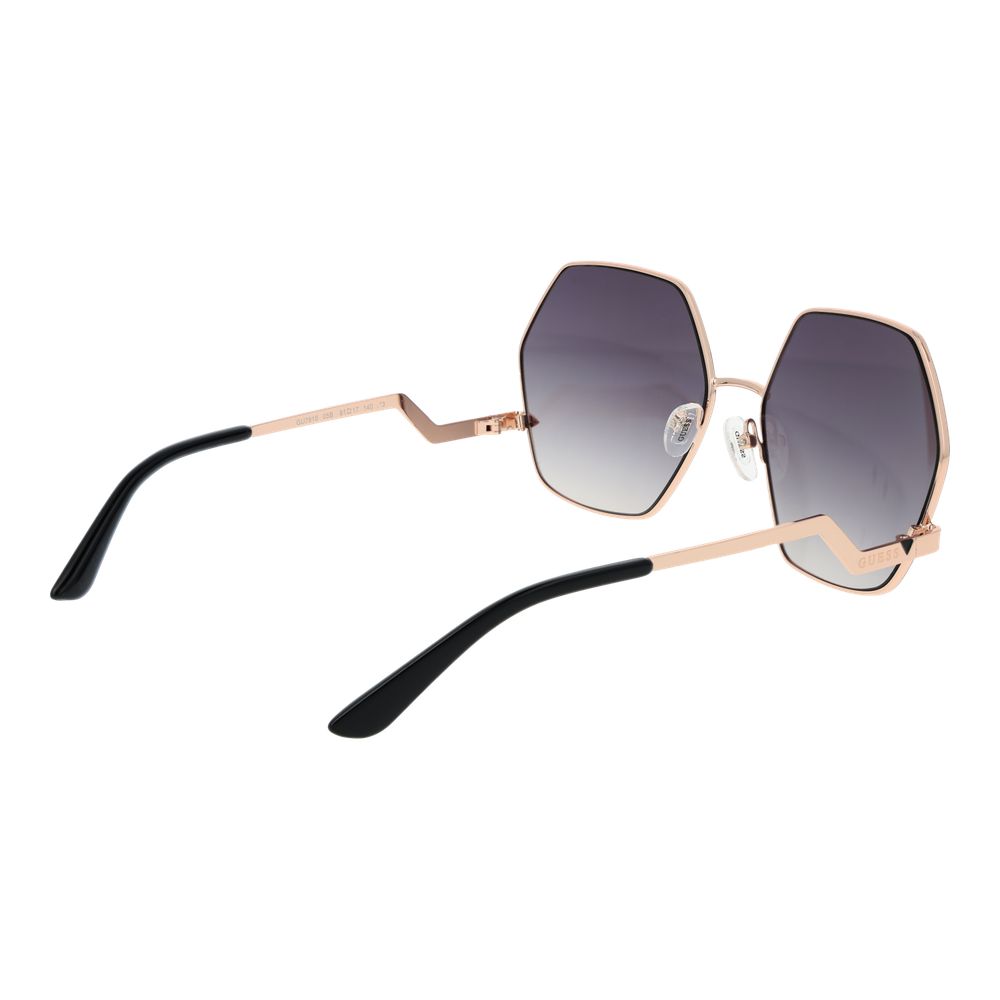 Guess Ochelari de Soare Negri din Metal
