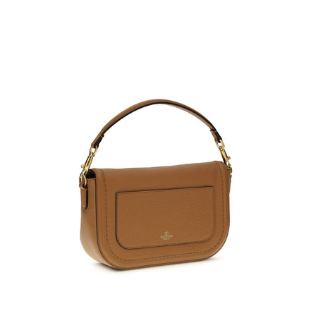Valentino Garavani Beige Calf Leather Shoulder Bag