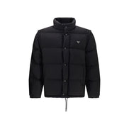 Prada Black Goose Down Full-Length Jacket