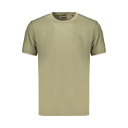 Hugo Boss Tricou Verde din Bumbac pentru Bărbați