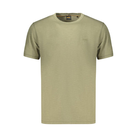 Hugo Boss Tricou Verde din Bumbac pentru Bărbați