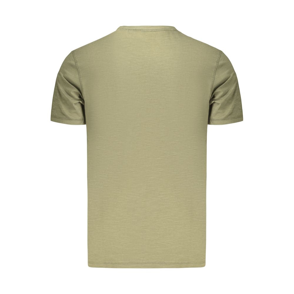 Hugo Boss Tricou Verde din Bumbac pentru Bărbați