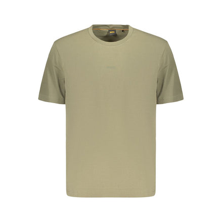 Hugo Boss Green Cotton Men's T-Shirt