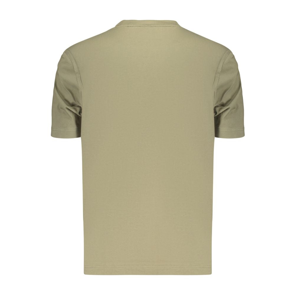 Tricou Hugo Boss verde din bumbac pentru bărbați