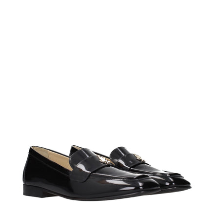 Loafers slip-on Jimmy Choo negri din piele