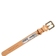 Brățară Dolce & Gabbana bej din piele cu imprimeu croco texturat