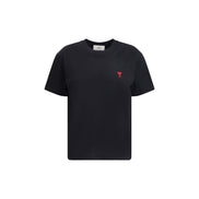Tricou Ami Paris negru din bumbac