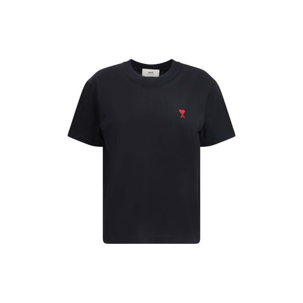 Tricou Ami Paris negru din bumbac