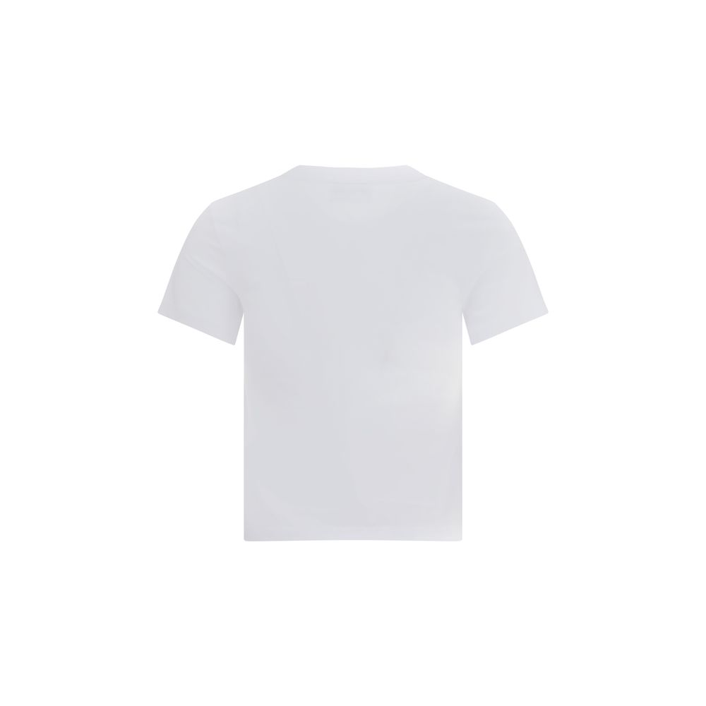 Tricou Ami Paris alb din bumbac