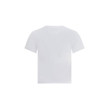 Tricou Ami Paris alb din bumbac