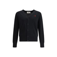 Cardigan Ami Paris negru din lână