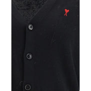 Cardigan Ami Paris negru din lână