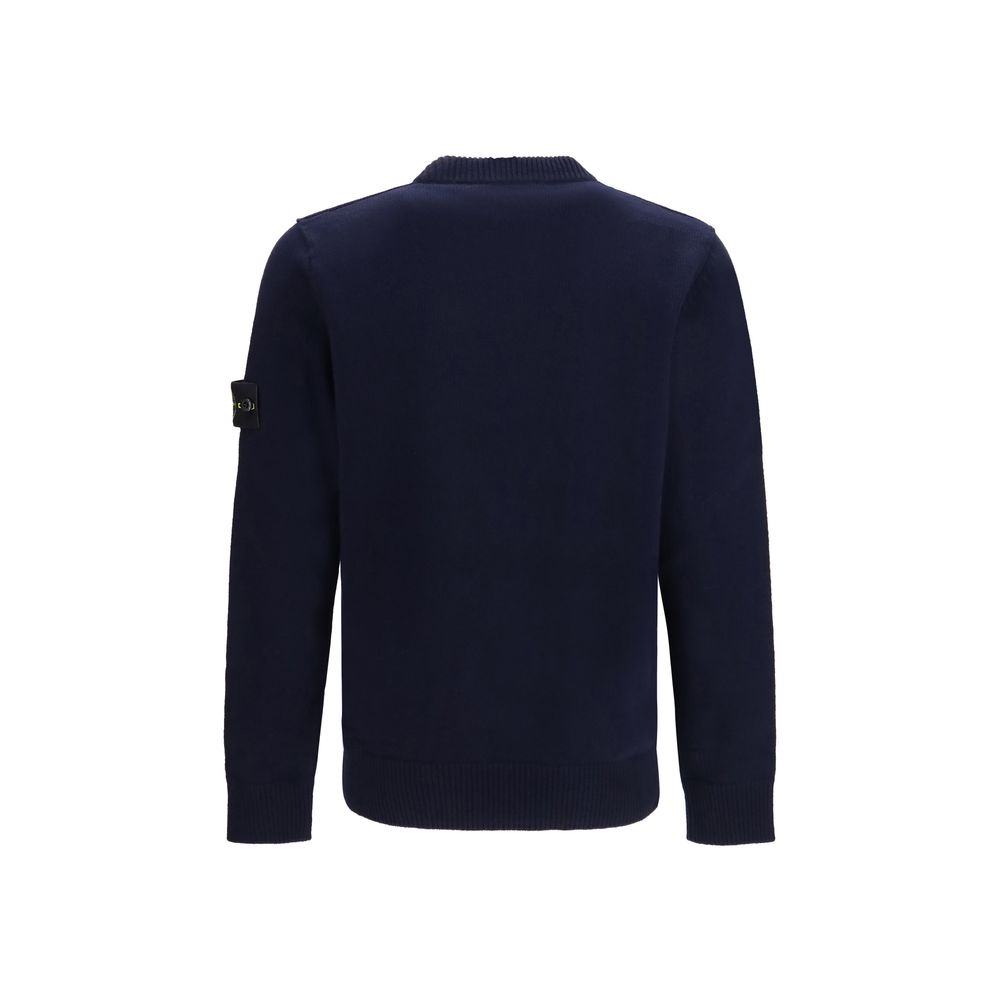 Bluză Stone Island neagră din bumbac