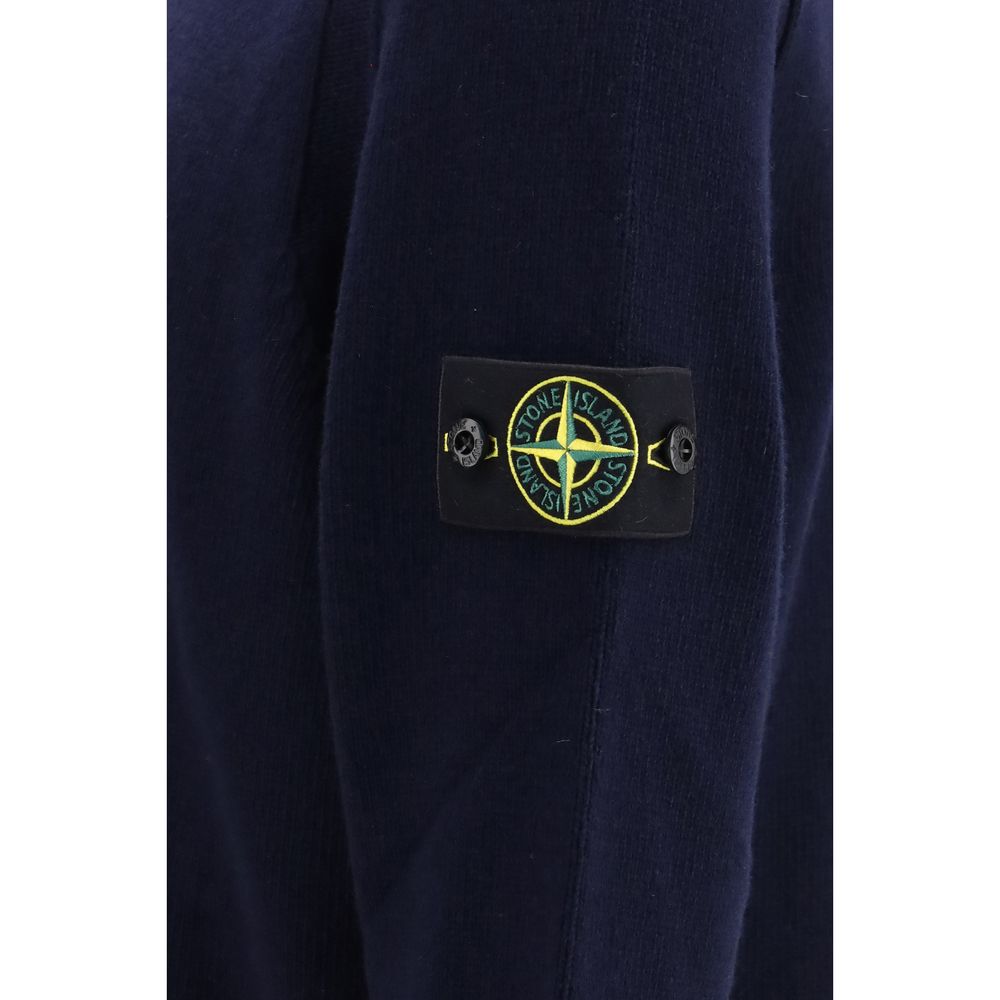 Bluză Stone Island neagră din bumbac
