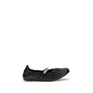 Jimmy Choo Black Calf Leather Bos Taurus Ballet Flats