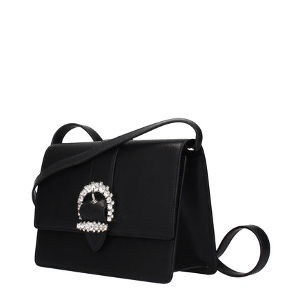 Geantă crossbody Jimmy Choo neagră din piele