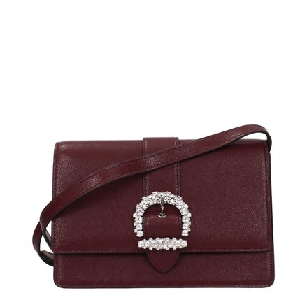 Geantă crossbody Jimmy Choo roșie din piele