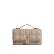 Geantă clutch Dior bej din piele