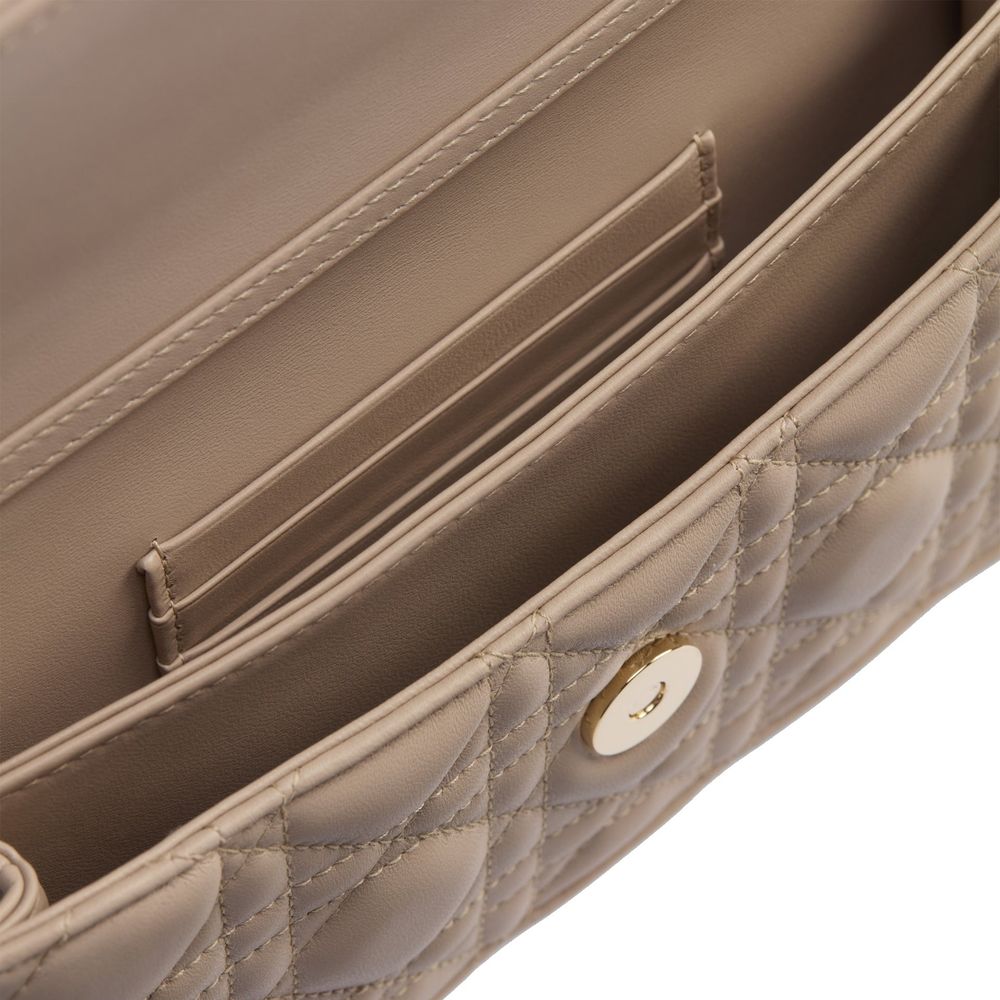 Geantă clutch Dior bej din piele