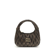 Miu Miu Brown Lamb Shoulder Bag