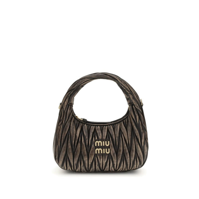 Miu Miu Brown Lamb Shoulder Bag