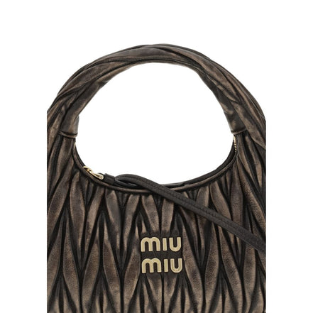 Miu Miu Brown Lamb Shoulder Bag