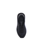 Dolce & Gabbana Black Fabric Athletic Sneakers