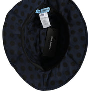 Dolce & Gabbana Pălărie Bucket din Bumbac cu Buline Albastru-Negru