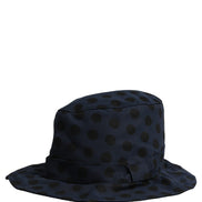 Dolce & Gabbana Pălărie Bucket din Bumbac cu Buline Albastru-Negru