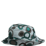 Dolce & Gabbana Teal Cotton Polka Dot Bucket Hat