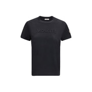 Moncler Tricou Negru din Bumbac