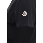 Moncler Tricou Negru din Bumbac