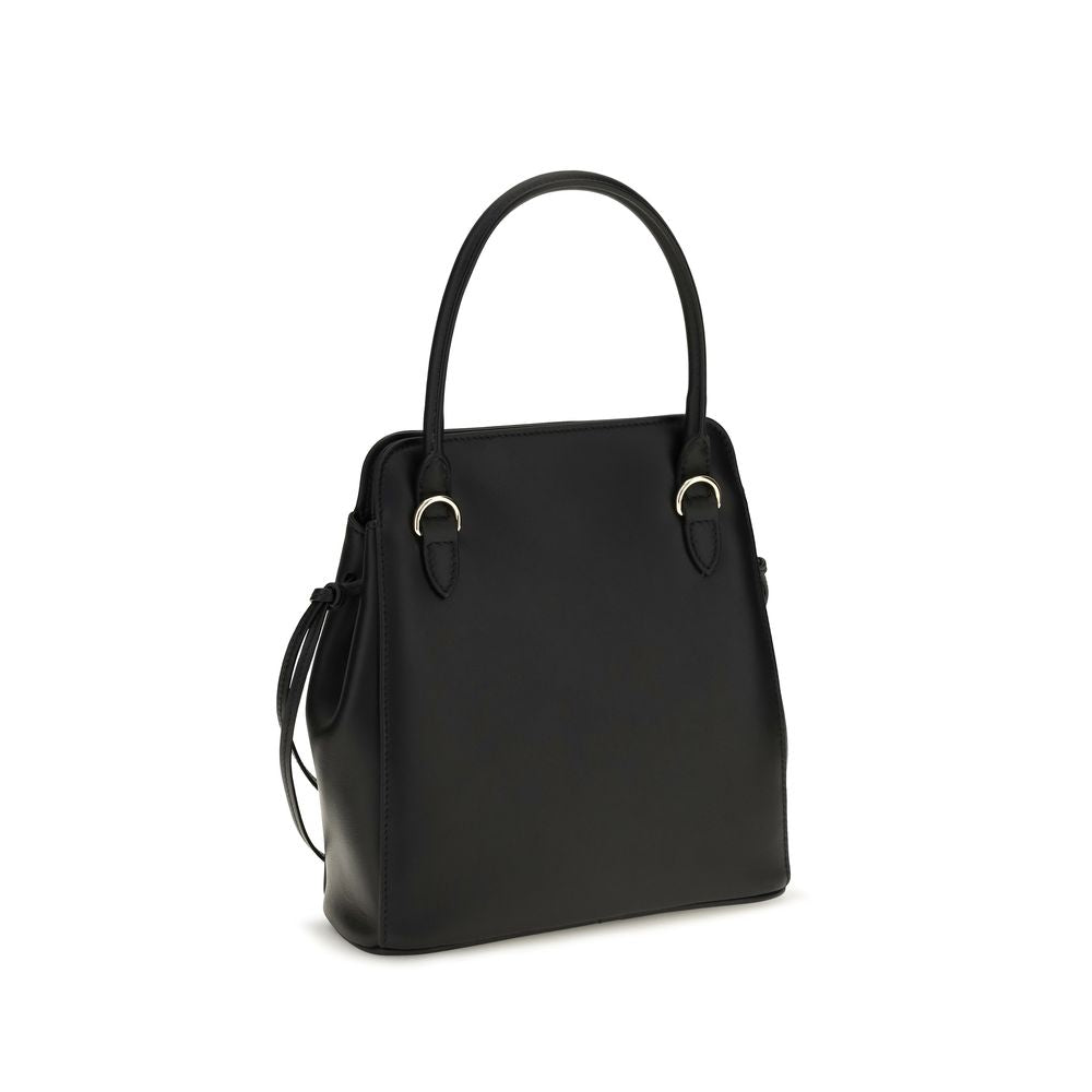 Prada Black Calf Leather Shoulder Bag Carry