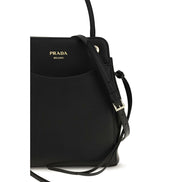 Prada Black Calf Leather Shoulder Bag Carry