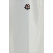 Hanorac Moncler alb din bumbac
