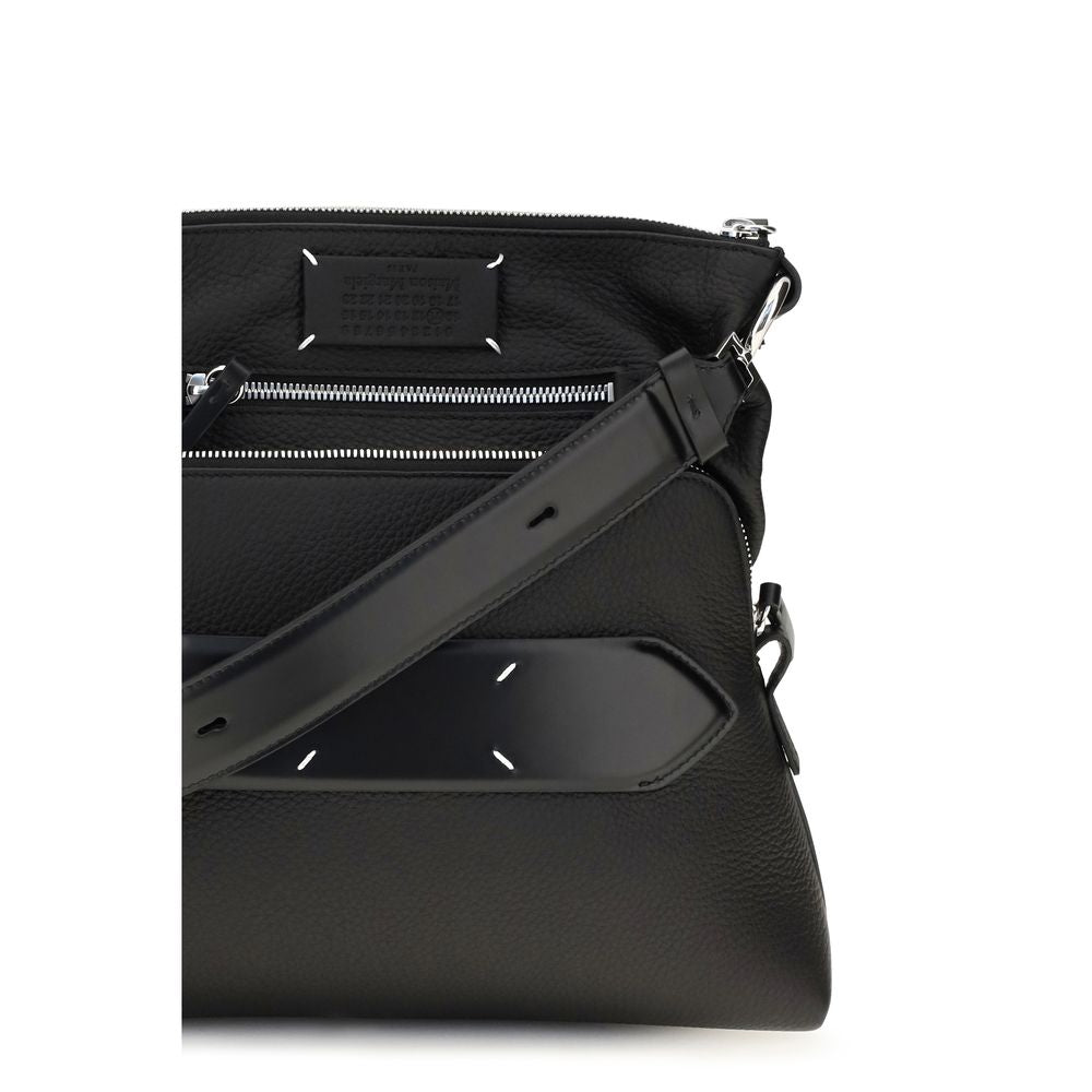 Maison Margiela Black Lambskin Shoulder Bag