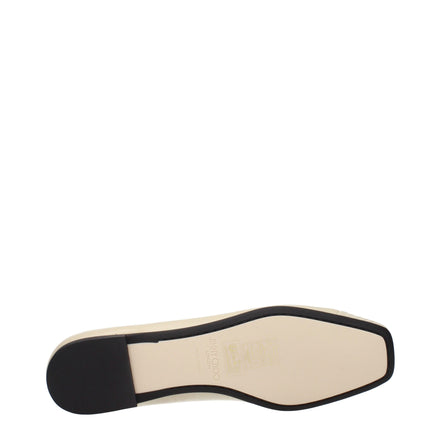 Balerini Jimmy Choo bej din piele