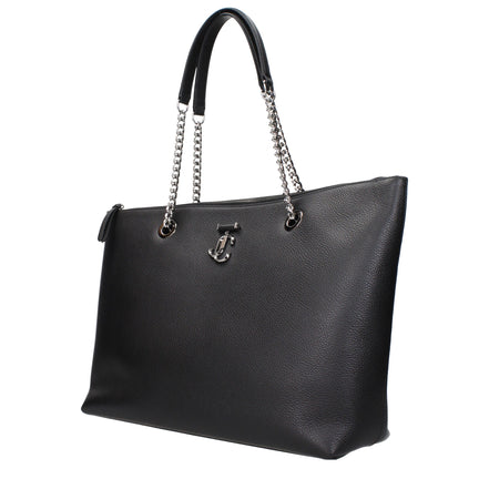 Geantă de umăr Jimmy Choo neagră din piele Alya Large