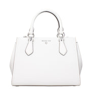 Geantă de mână Michael Kors albă din piele