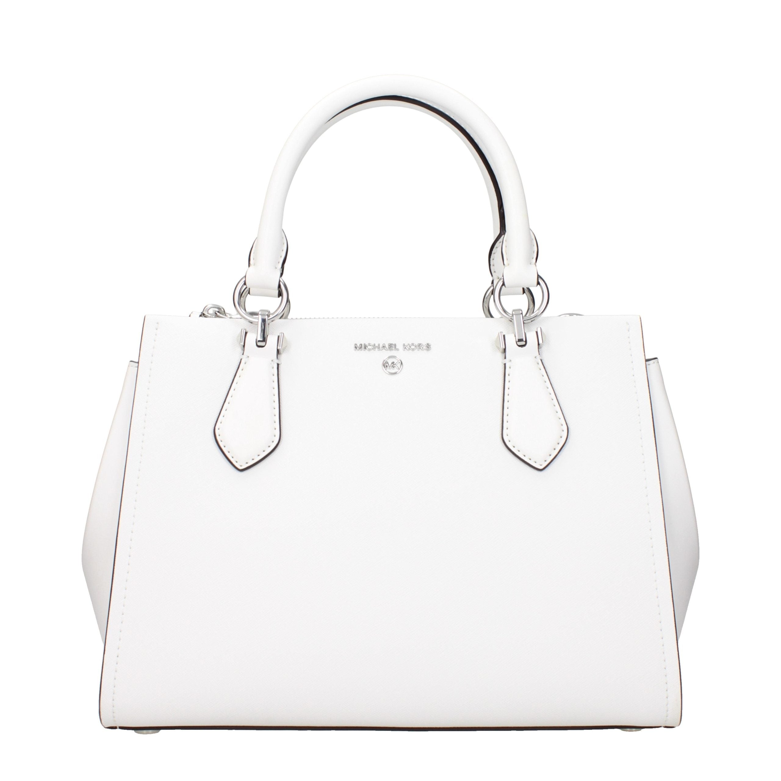 Geantă de mână Michael Kors albă din piele