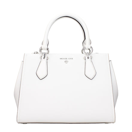 Geantă de mână Michael Kors albă din piele