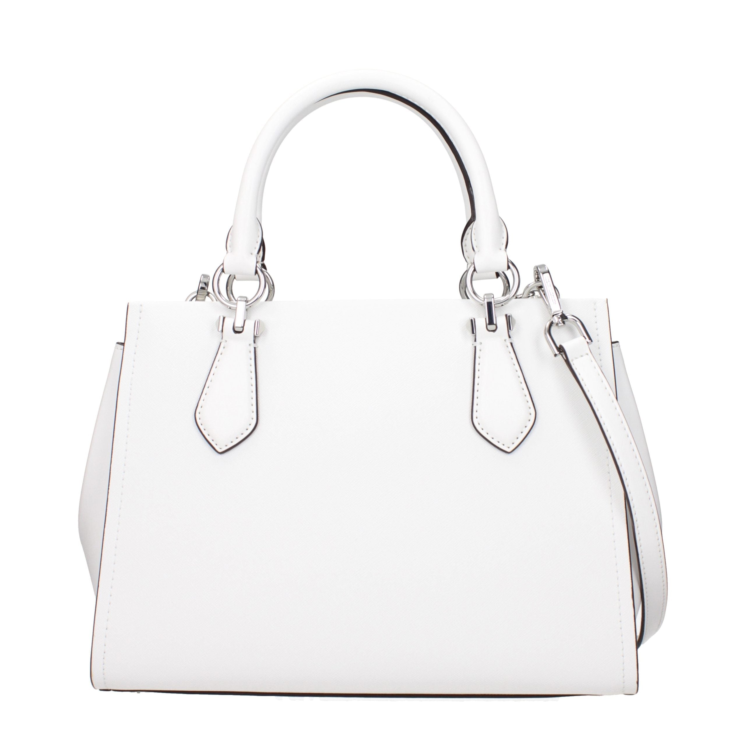 Geantă de mână Michael Kors albă din piele