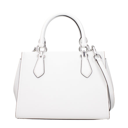 Geantă de mână Michael Kors albă din piele