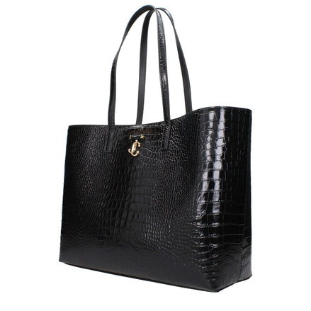 Geantă pe umăr Jimmy Choo neagră din piele