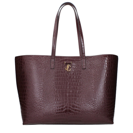 Geantă de umăr Jimmy Choo roșie din piele