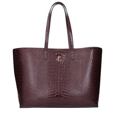 Geantă pe umăr Jimmy Choo roșie din piele