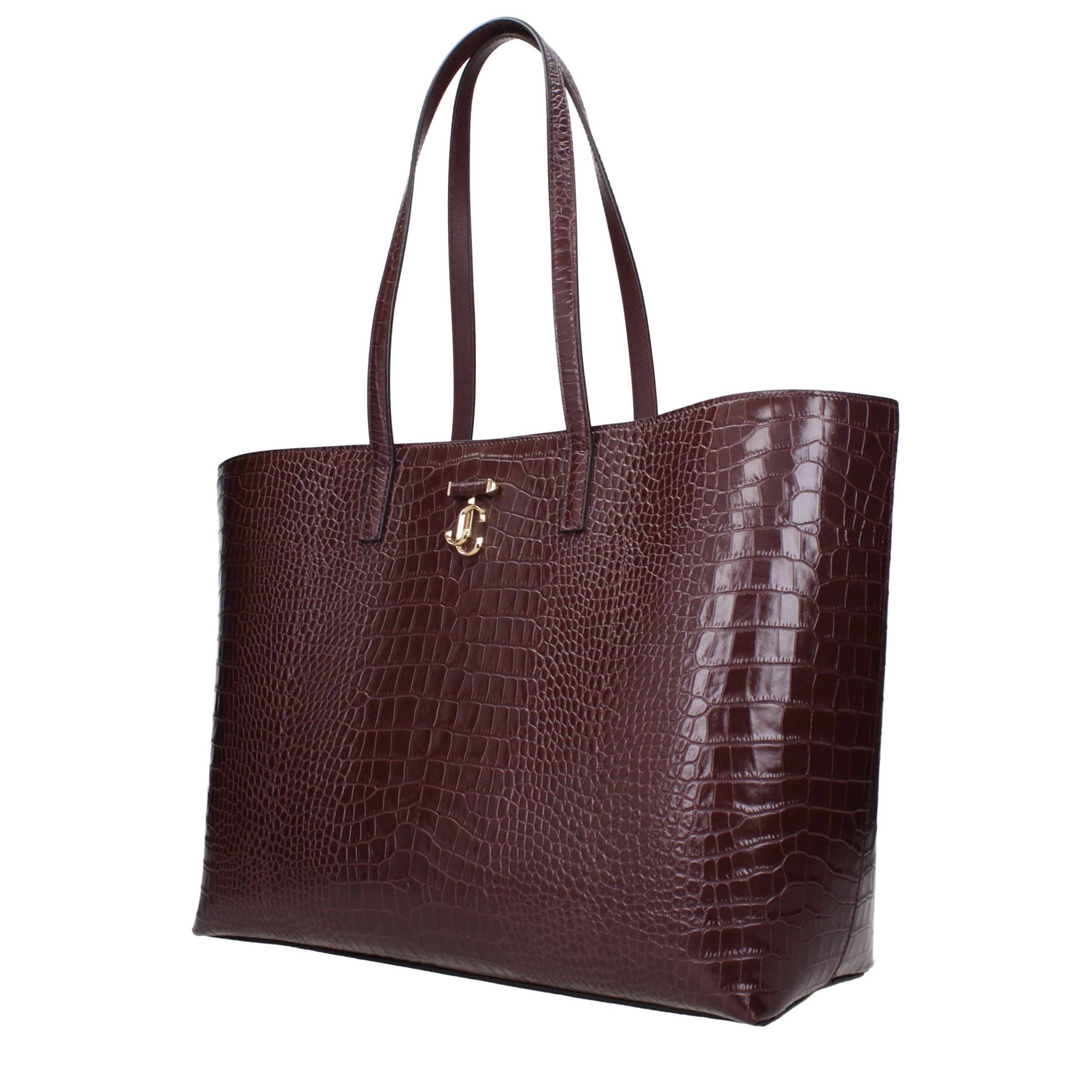 Geantă de umăr Jimmy Choo roșie din piele